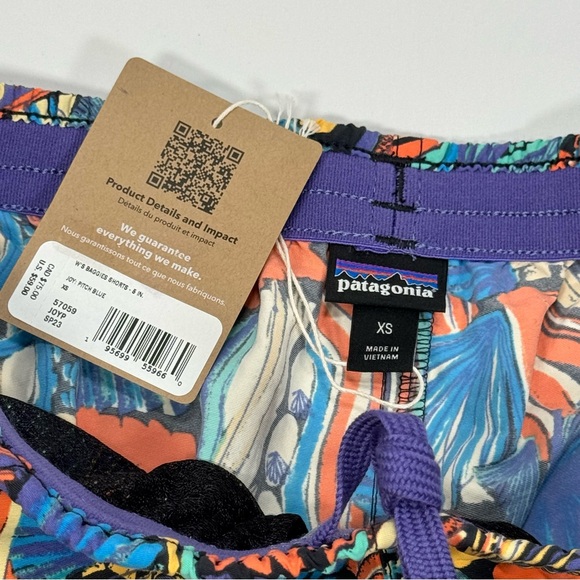 NWT New Patagonia Women's Baggies™ Shorts - 5" XS Hiking Travel Outdoor Exercise - Picture 4 of 5